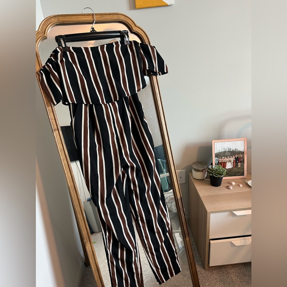 Off the Shoulder Jumpsuit